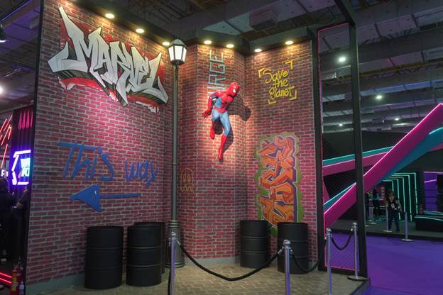 Photo Opportunity de Homem-Aranha, em homenagem aos 60 anos da primeira aparição oficial do personagem