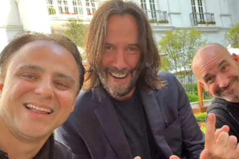 keanu reeves no brasil palácio tangará