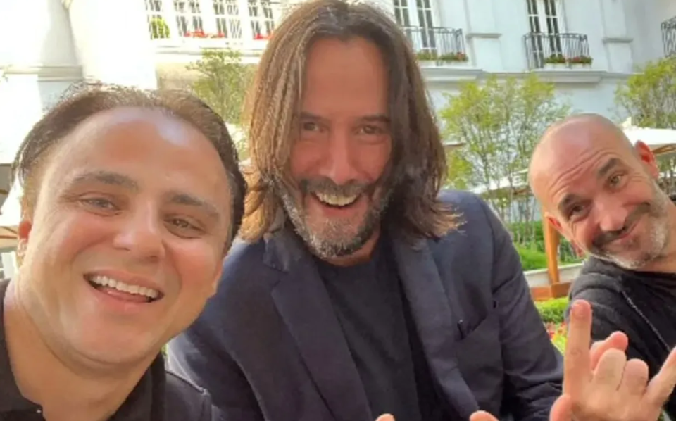 keanu reeves no brasil palácio tangará