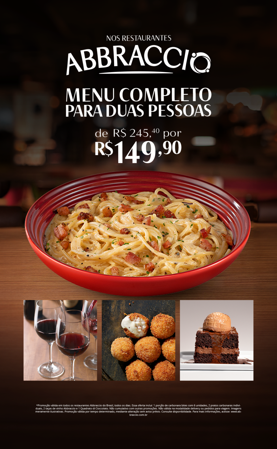 Secondo Menu Abbraccio lança um irresistível