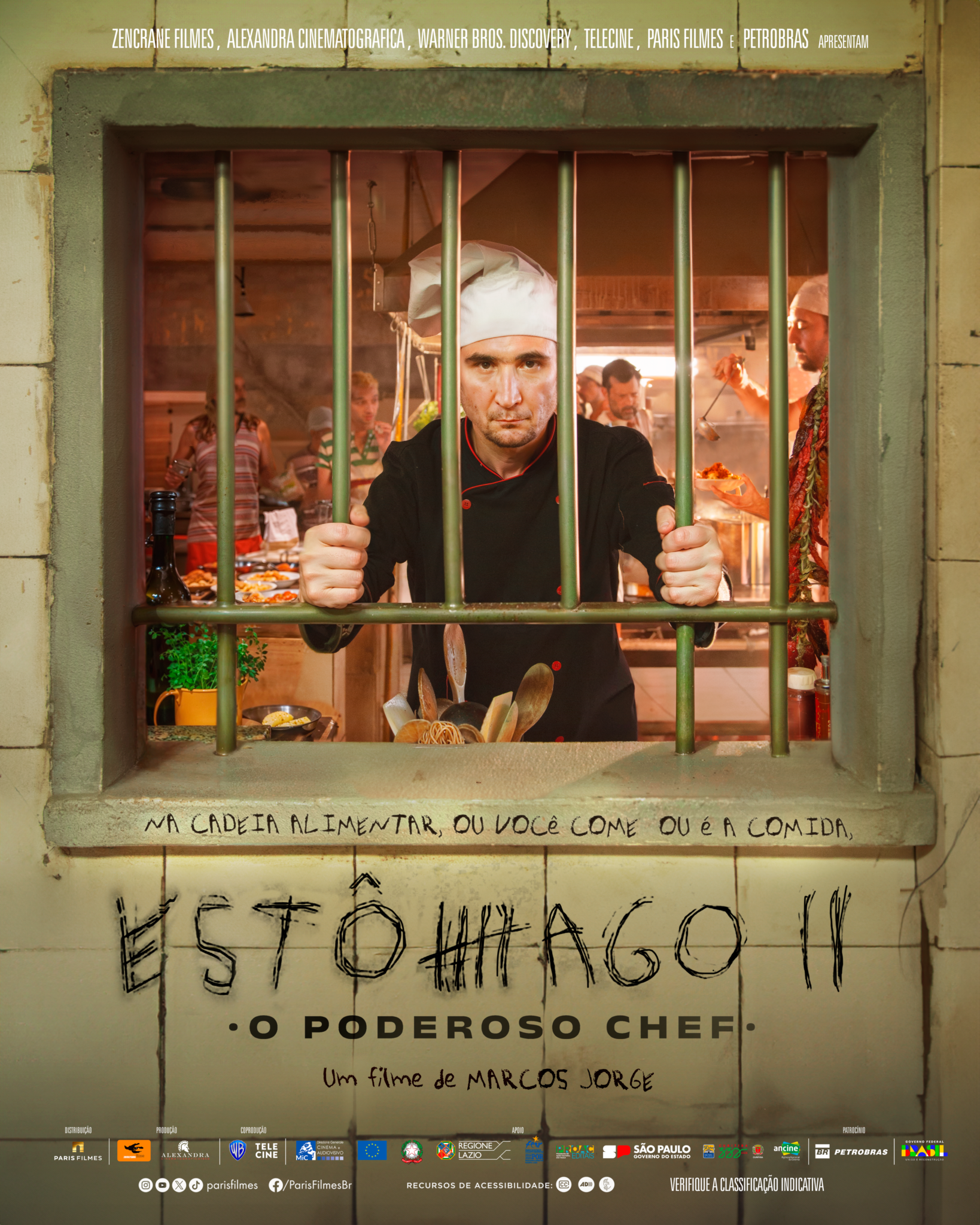 'Estômago 2 - O Poderoso Chef' tem o primeiro pôster revelado