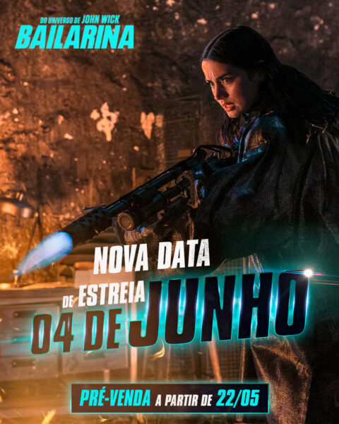 Pôster do filme Ballerina, spin da saga John Wick
